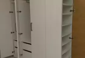 Schreinerei Ilin - Kleider und schuhschrank in Eiche und weiß